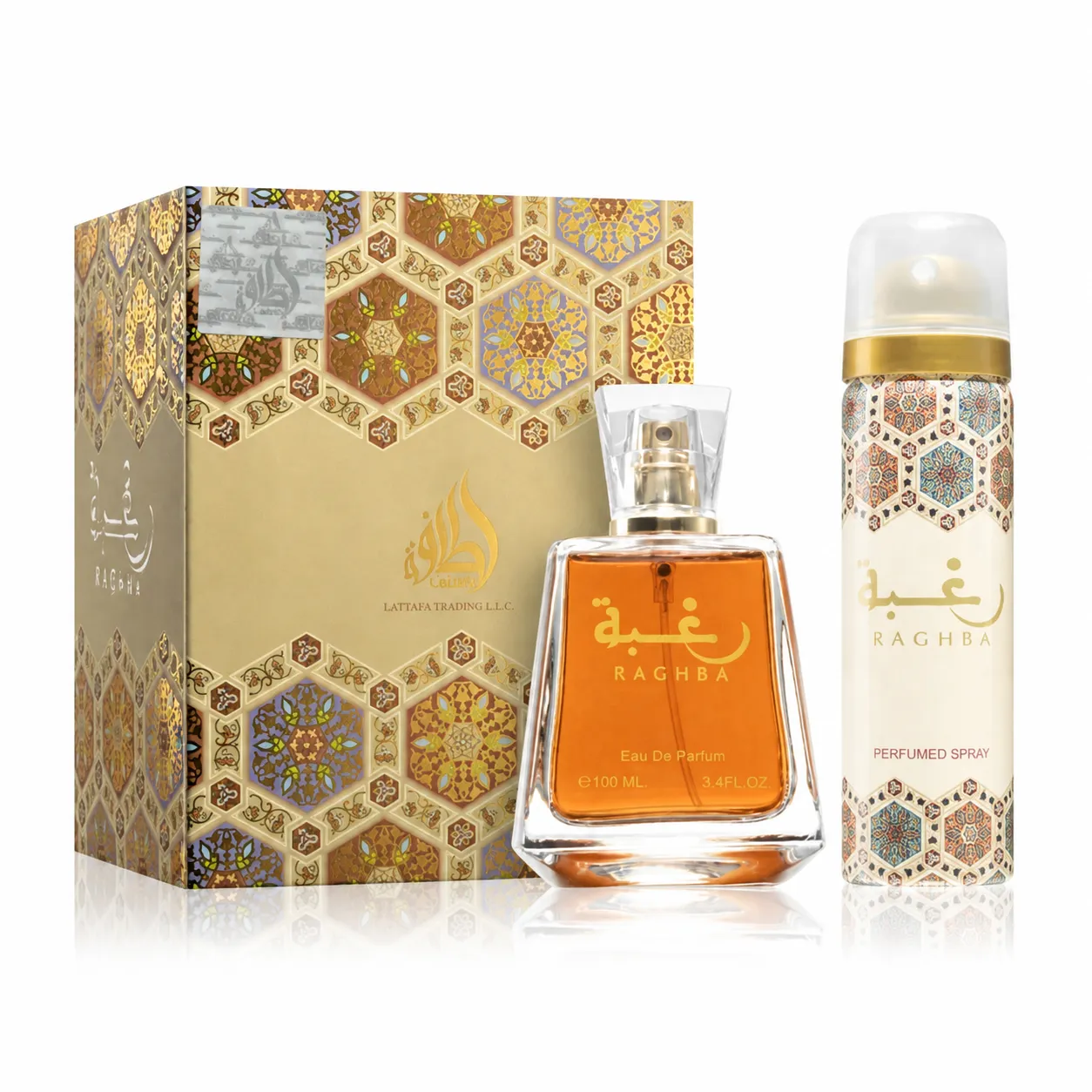 Lattafa Raghba 100 ml Eau de Parfum Unisex + parfémovaný sprej 50 ml