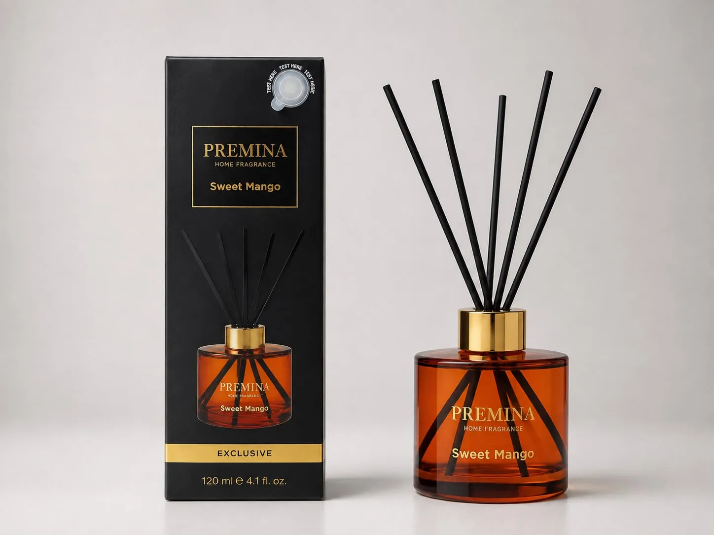 PREMINA Sweet Mango – prémiový bytový difuzér 120 ml