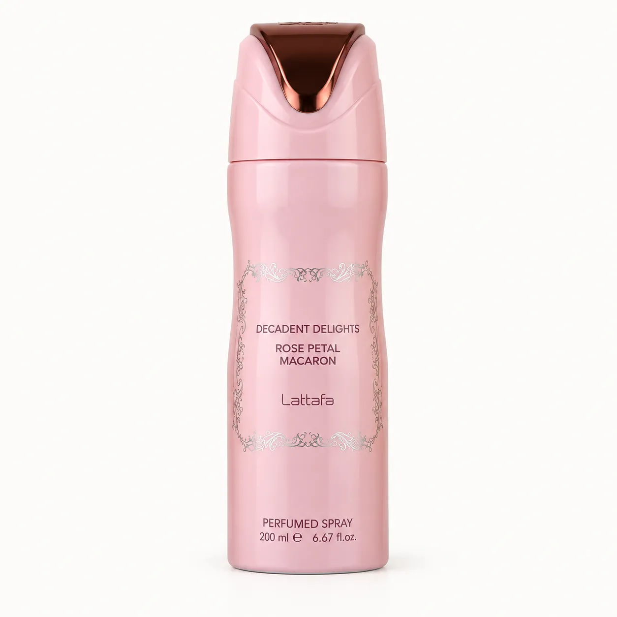 Lattafa Decadent Delights Rose Petal Macaron – parfémovaný sprej 200 ml
