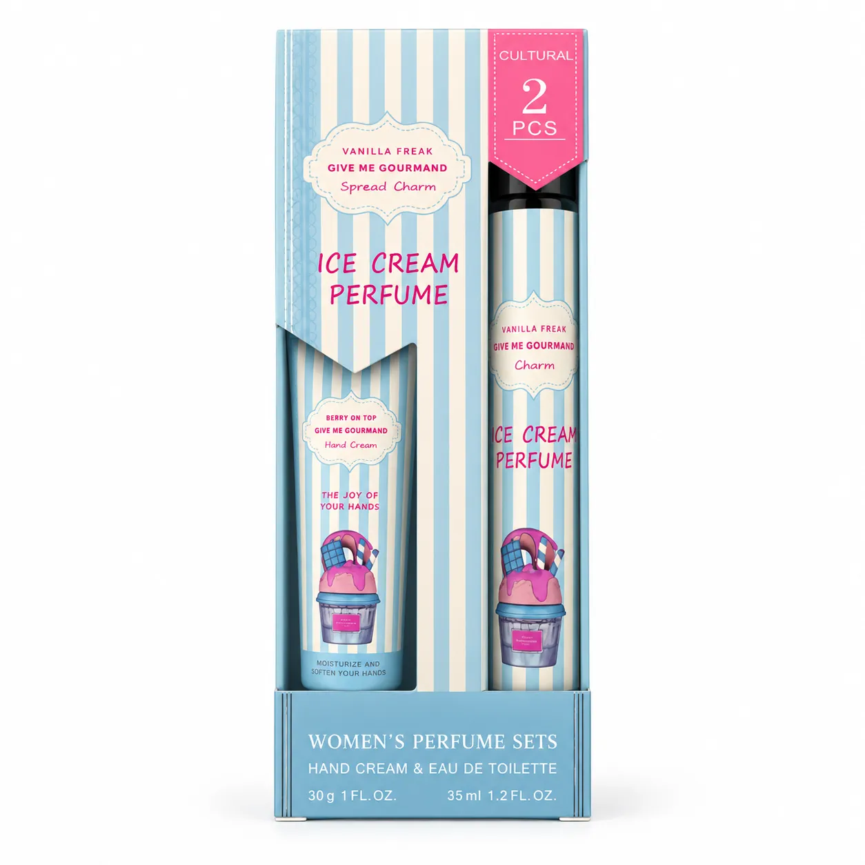 Cultural Vanilla Freak – dárková sada vůně 35 ml + krém na ruce 30 g