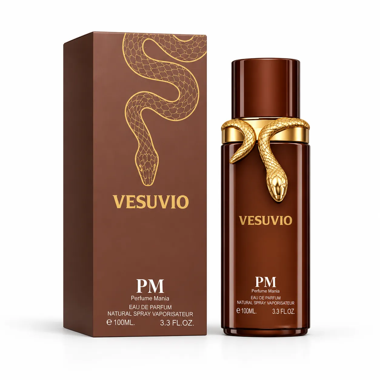 PM Perfume Mania Vesuvio Brown – parfémovaná voda unisex 100 ml