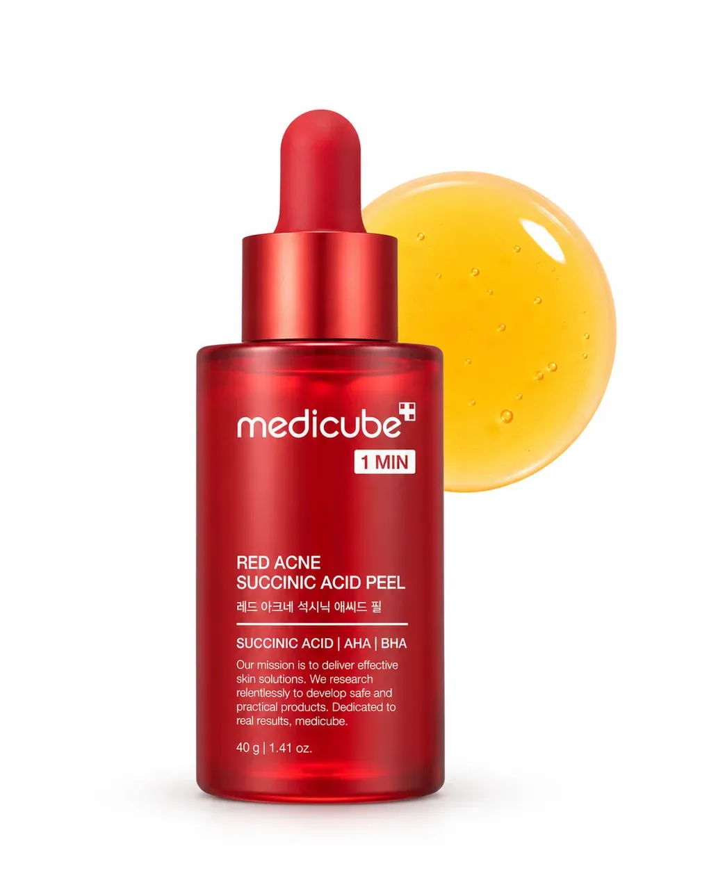 Medicube Red Acne Succinic Acid Peel – kyselinový peeling s kyselinou jantarovou 40 g