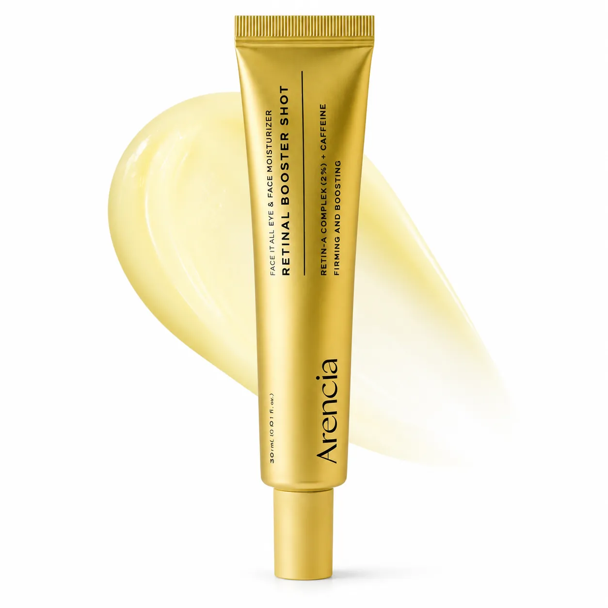 Arencia Retinal Booster Shot – vyhlazující noční sérum s retinalem a peptidy 30 ml
