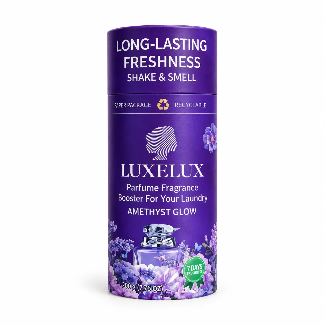 LUXELUX Amethyst Glow – vonné perličky do praní, svěžest až 7 dní, 200 g