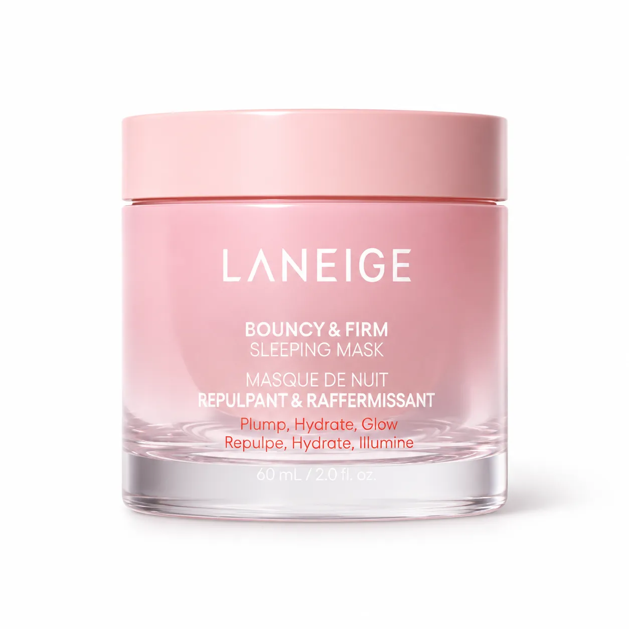 LANEIGE Bouncy & Firm Sleeping Mask – zpevňující noční maska s kolagenem a pivoňkou 60 ml