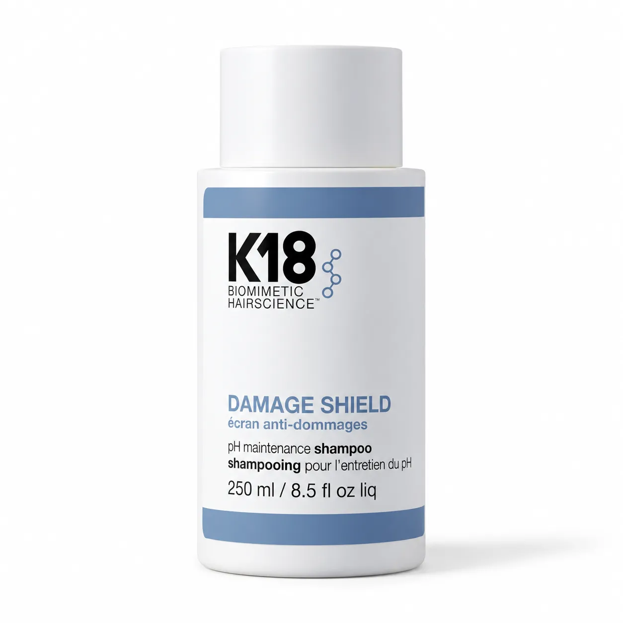 K18 DAMAGE SHIELD pH Maintenance Shampoo – ochranný šampon pro lesk a péči o barvené vlasy 250 ml