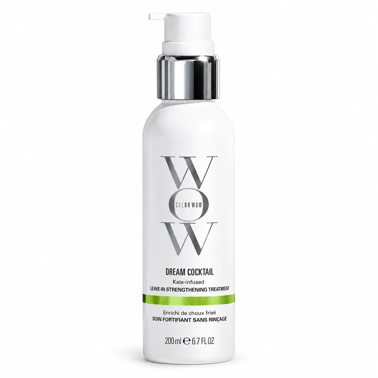COLOR WOW Dream Cocktail Kale-Infused – posilující bezoplachová péče proti lámání vlasů s tepelnou ochranou 200 ml