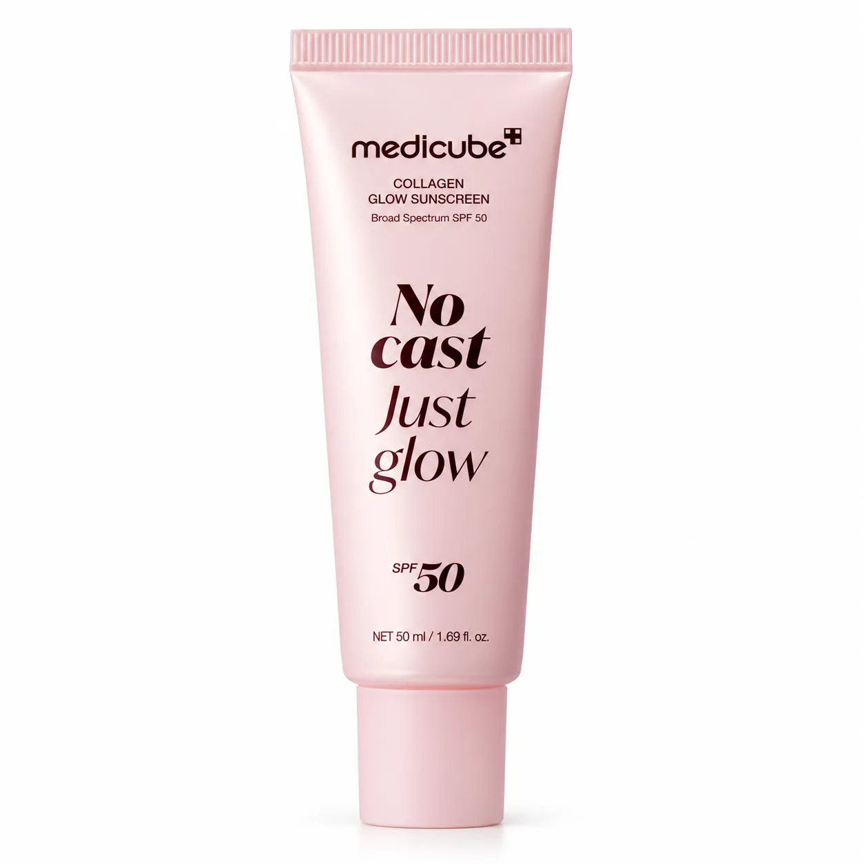 Medicube Collagen Glow Sunscreen SPF 50 – ochranný pleťový krém s kolagenem pro hydrataci a zářivý vzhled 50 ml