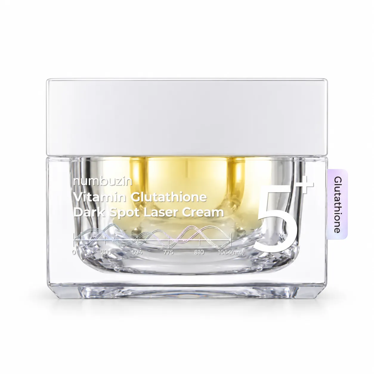 Numbuzin No.5+ Vitamin Glutathione Dark Spot Laser Cream – rozjasňující krém proti pigmentovým skvrnám s glutathionem a vitaminem C 50 ml